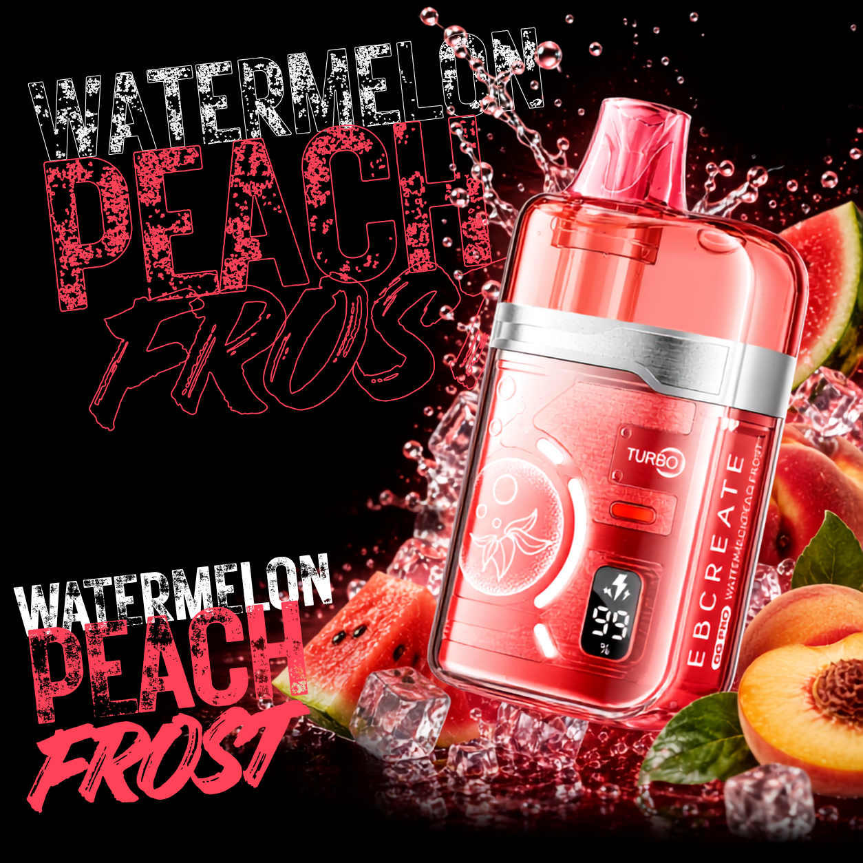 ELFBAR BC PRO 40K || WATERMELON PEACH FROST